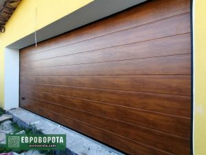 секционные гаражные ворота Ритерна