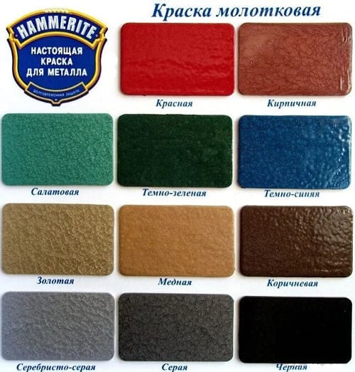цвета филенчатых ворот