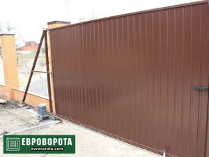 ворота из профилированного листа сборные