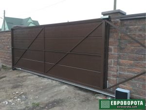 сдвижные откатные ворота на заказ