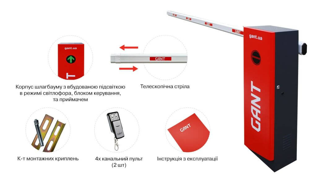 Шлагбаум Gant Strike