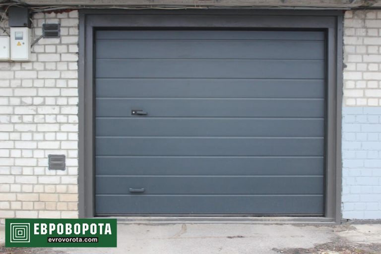 Гаражные ворота из секций
