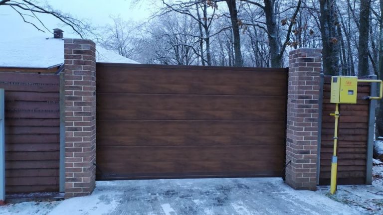 откатные ворота от производителя под ключ